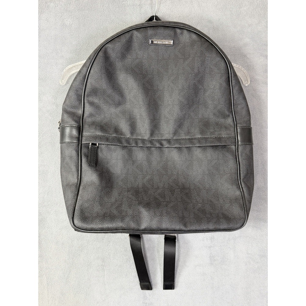 Michael Kors Black Leather Zip Pocket Backpack Quiet Luxury Travel